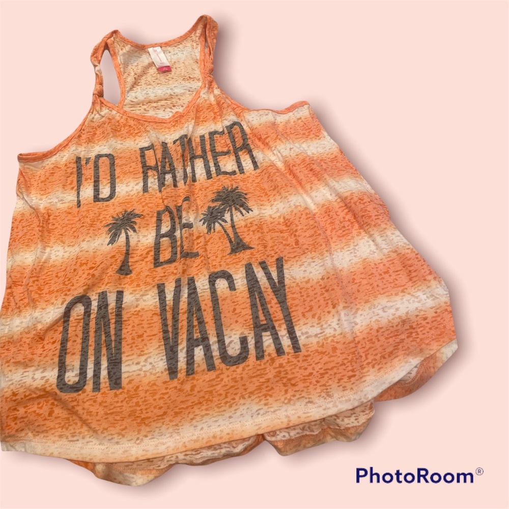 Orange Muscle Tee Medium